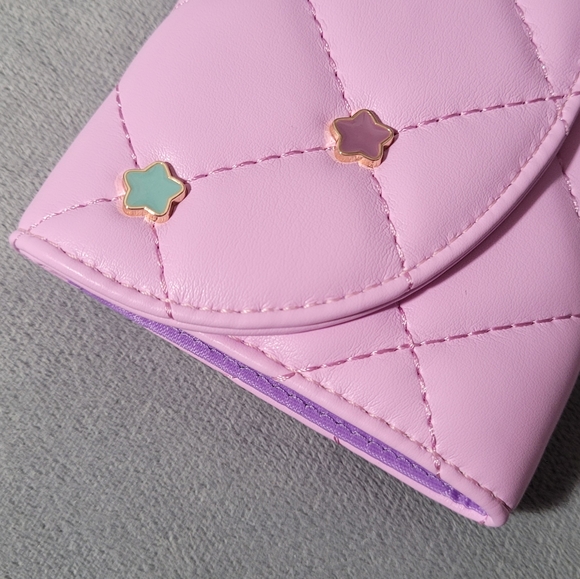 Quilted Wallet with Stars - Picture 9 of 16